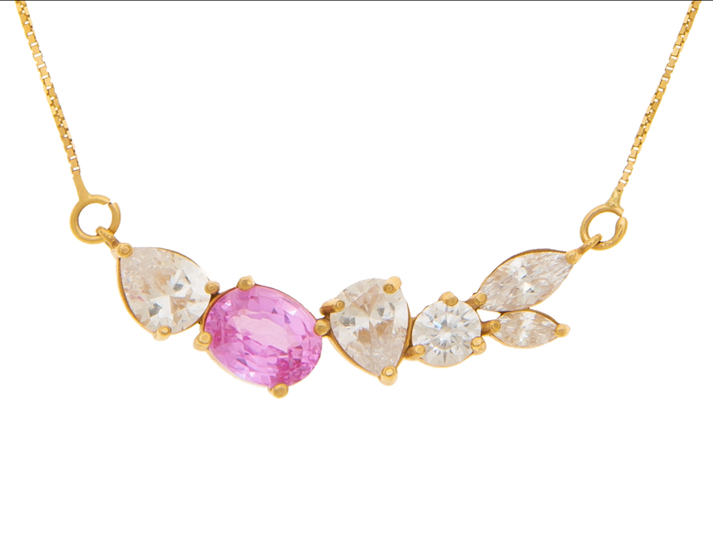 Hoor-necklacc-0.png گردنبند طلا 18 عیار رادا مدل لاویا - Image 1
