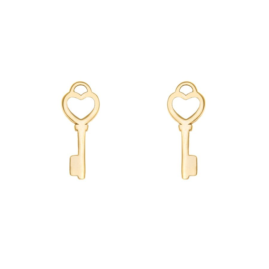 Rada-earring-kelid-1.jpg گوشواره طلای ۱۸ عیار رادا مدل کلید - Image 1