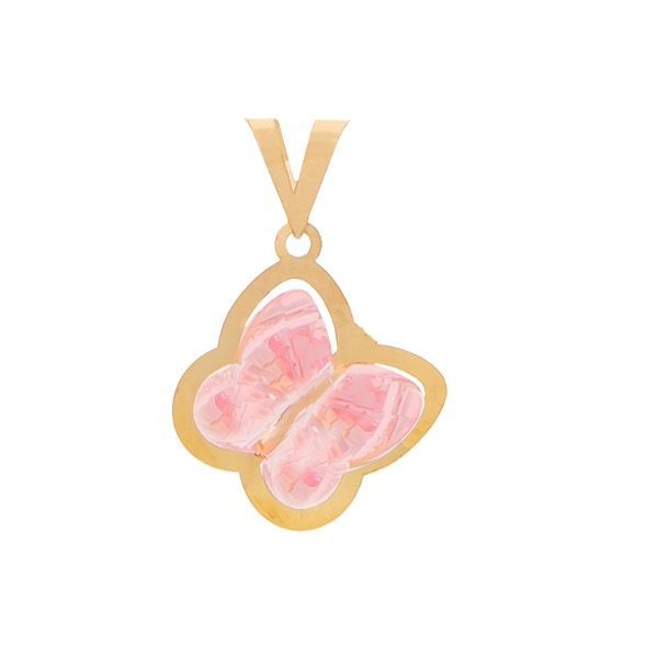 Rada-necklace-parvane-1.jpg آویز گردنبند طلا 18 عیار زنانه مدل پروانه - Image 1